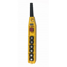 *CLEARANCE* Crane Pendant Control - 6-way with Emergency Stop Button IP65